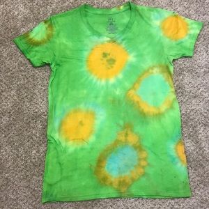 Homemade tie-dye tshirt